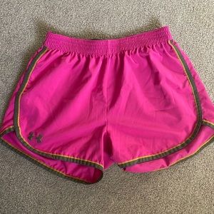 Under Armour pink athletic shorts